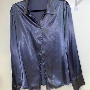 Satin Button Up